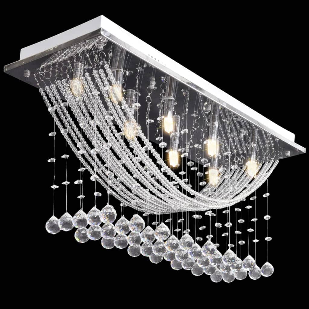 Ceiling Lap with Glittering Glass Crystal Beads G9