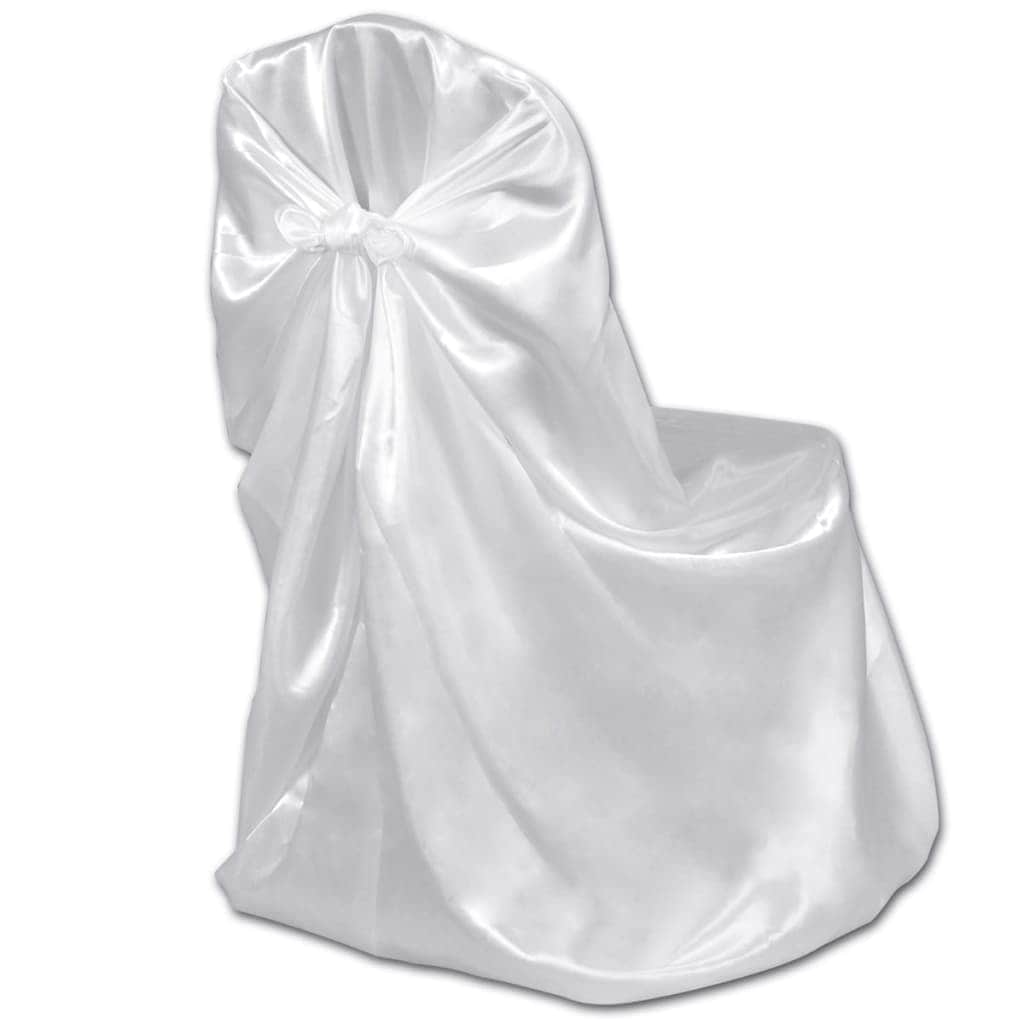 Chair Cover for Wedding Banquet 12 pcs White - Simple deals