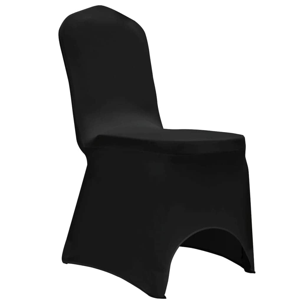 Chair Cover Stretch Black 12 pcs - Simple deals