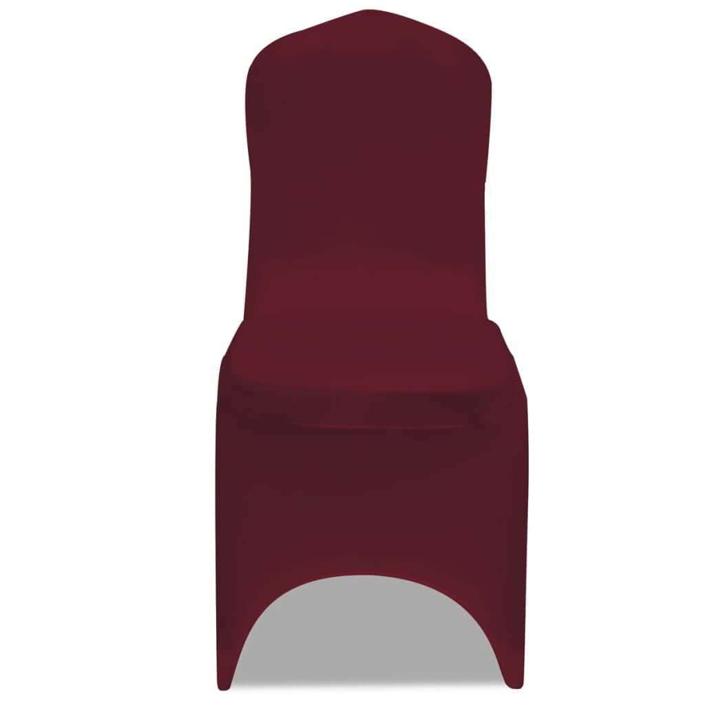 Chair Cover Stretch Burgundy 12 pcs - Simple deals