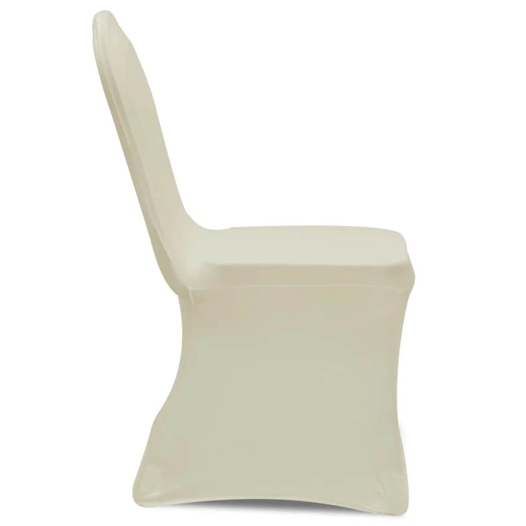 Chair Cover Stretch Cream 12 pcs - Simple deals