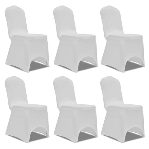 Chair Cover Stretch White 12 pcs