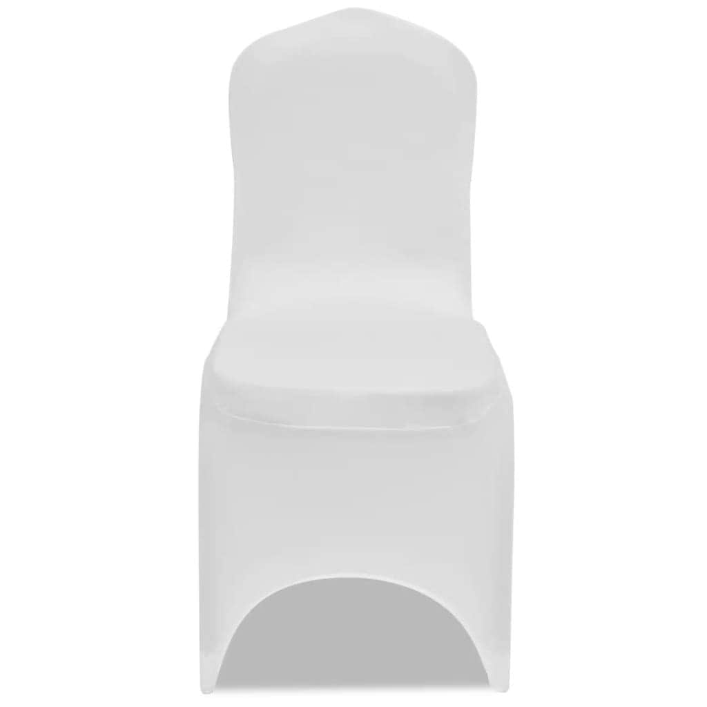 Chair Cover Stretch White 6 pcs
