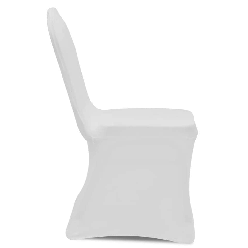 Chair Cover Stretch White 6 pcs