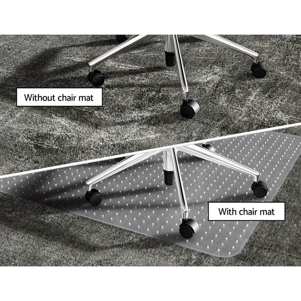 Chair Mat Carpet Floor Protectors PVC Home Office Room Mats 135x114 cm