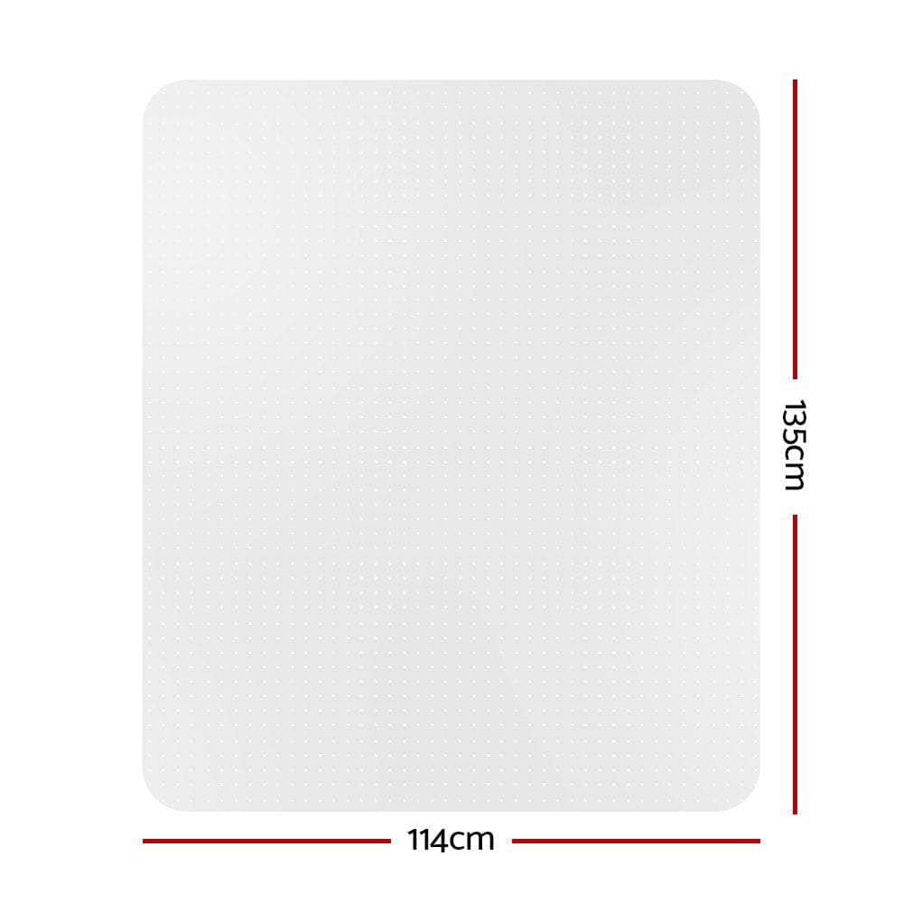 Chair Mat Carpet Floor Protectors PVC Home Office Room Mats 135x114 cm
