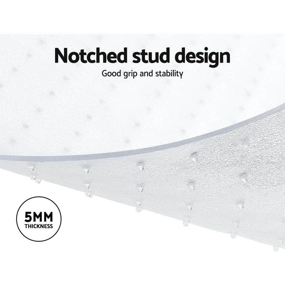 Chair Mat Carpet Floor Protectors PVC Home Office Room Mats 135x114 cm