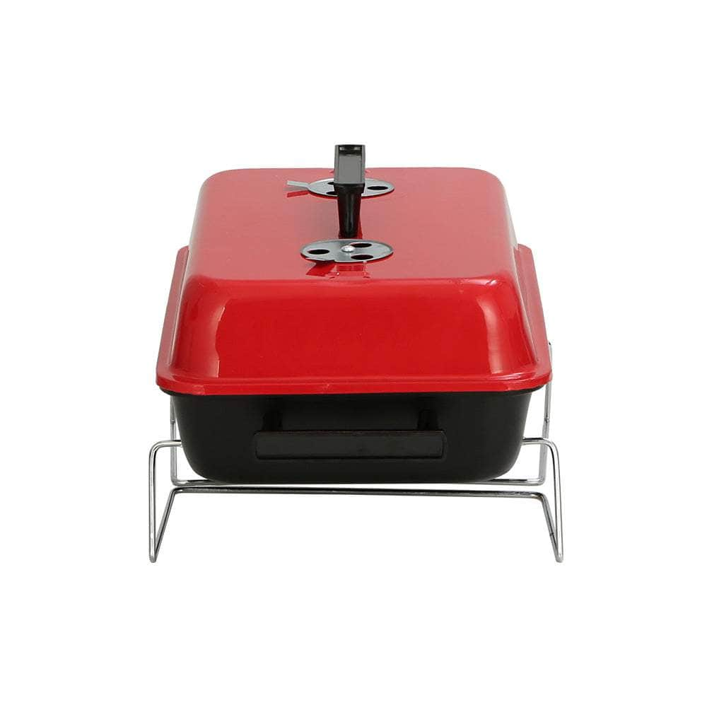 Charcoal Bbq Portable Grill Camping Barbecue Outdoor Cooking Smoker