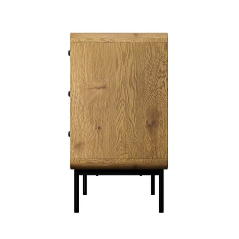 Chest Of Drawers 6 Drawer Tallboy Storage Cabinet Natural Wood Finish