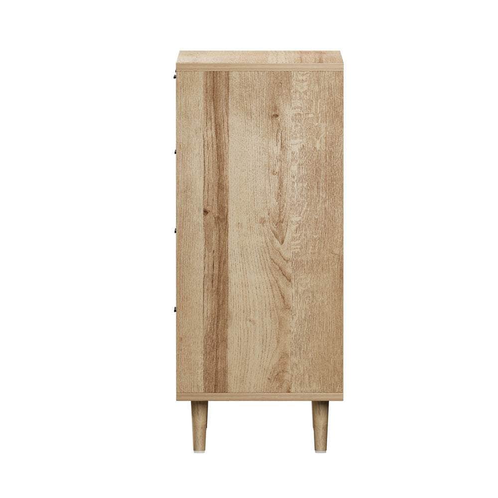 Chest of Drawers and 2 Bedside Tables Bedroom Set