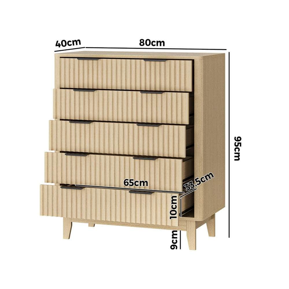 Chest of Drawers Dressers Tallboy Stripe