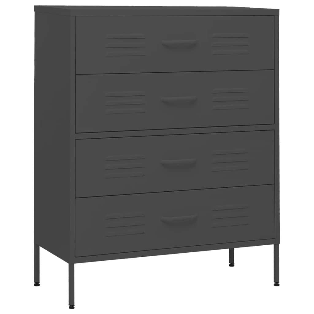 Chest of Drawers Steel Storage Cabinet Ball Bearing Runners