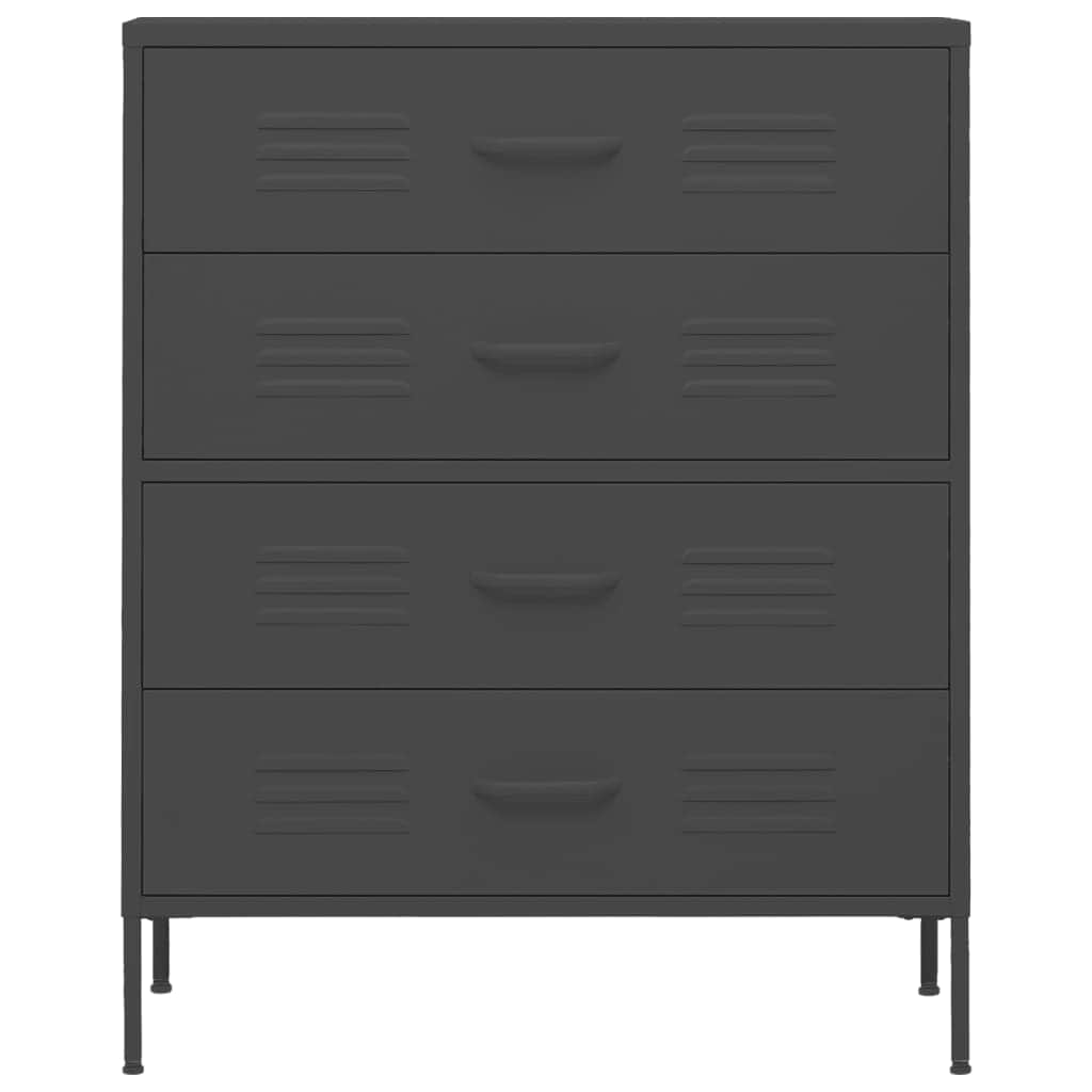 Chest of Drawers Steel Storage Cabinet Ball Bearing Runners