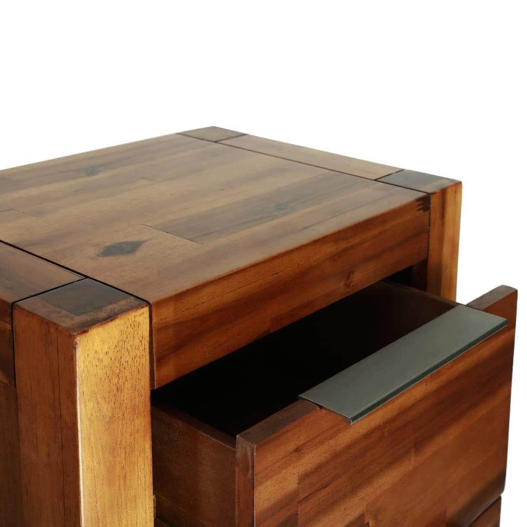 Chest of Drawers Storage Solid Acacia Wood