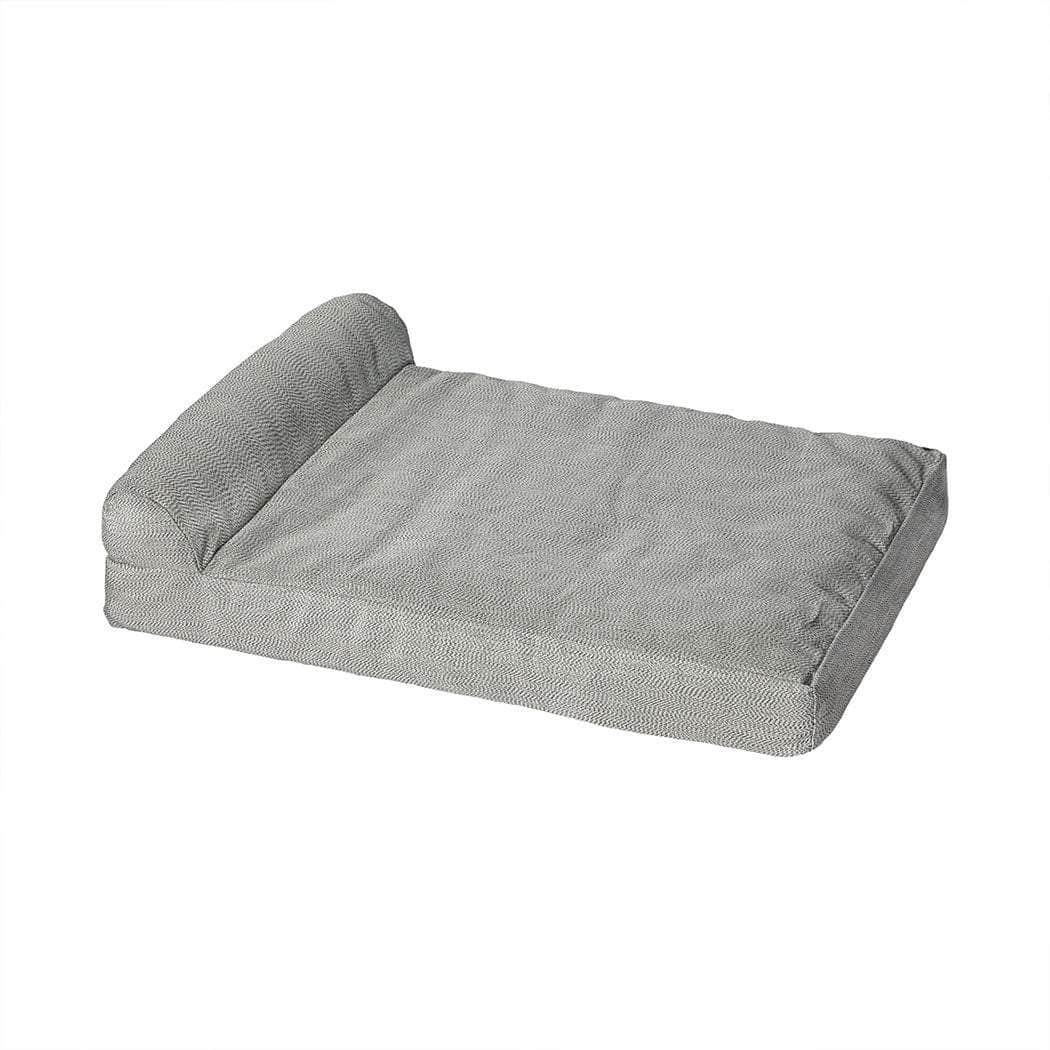 Chew-Proof Orthopedic Pet Bed (Grey)