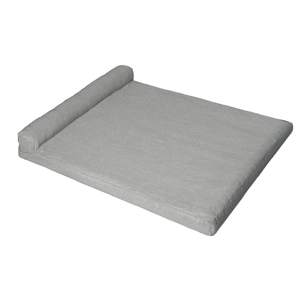 Chew-Proof Orthopedic Pet Bed (Grey)