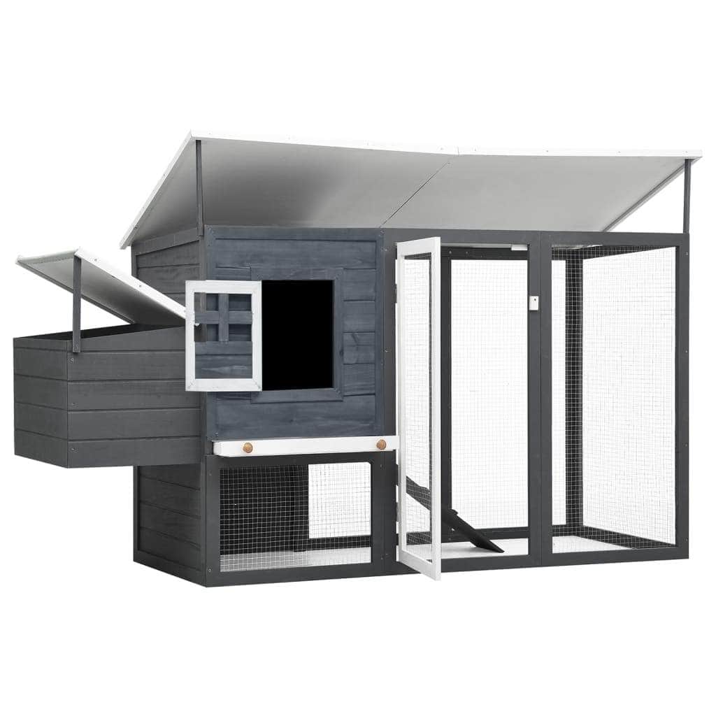 Chicken Cage Hen House-Grey