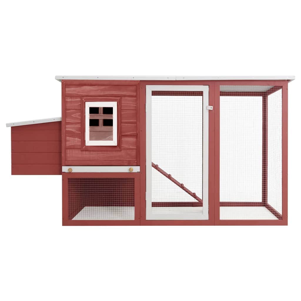 Chicken Cage Hen House-Red
