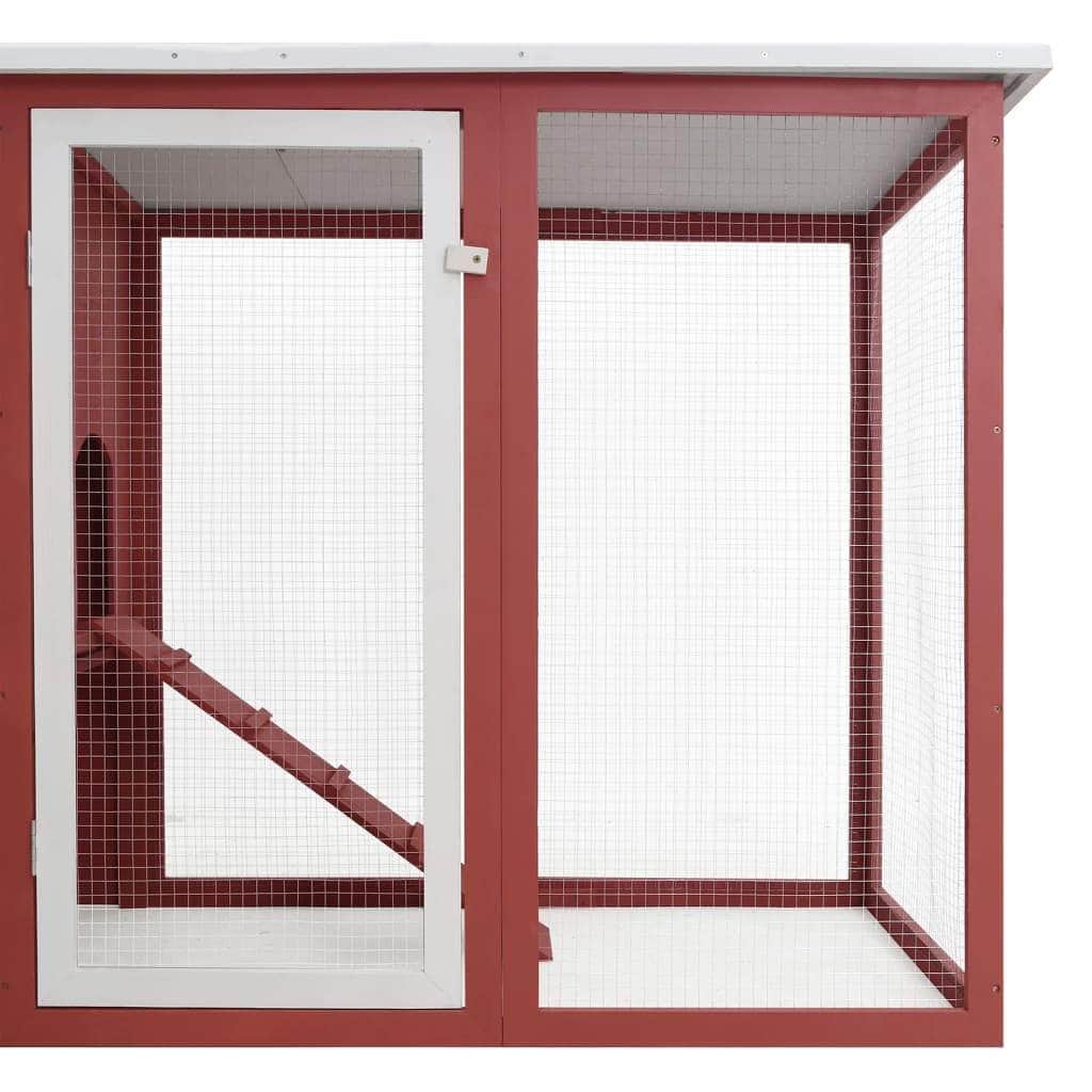 Chicken Cage Hen House-Red