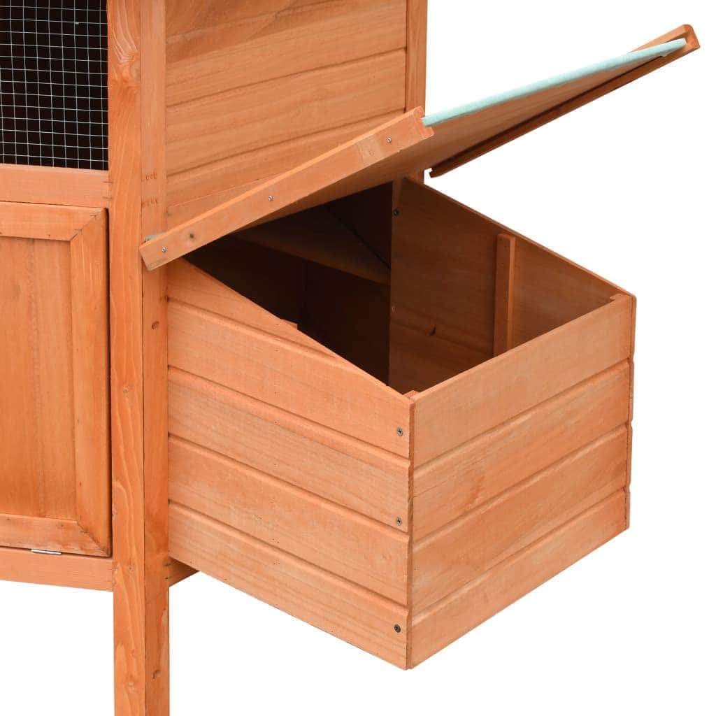 Chicken Cage Solid Pine & Fir Wood M