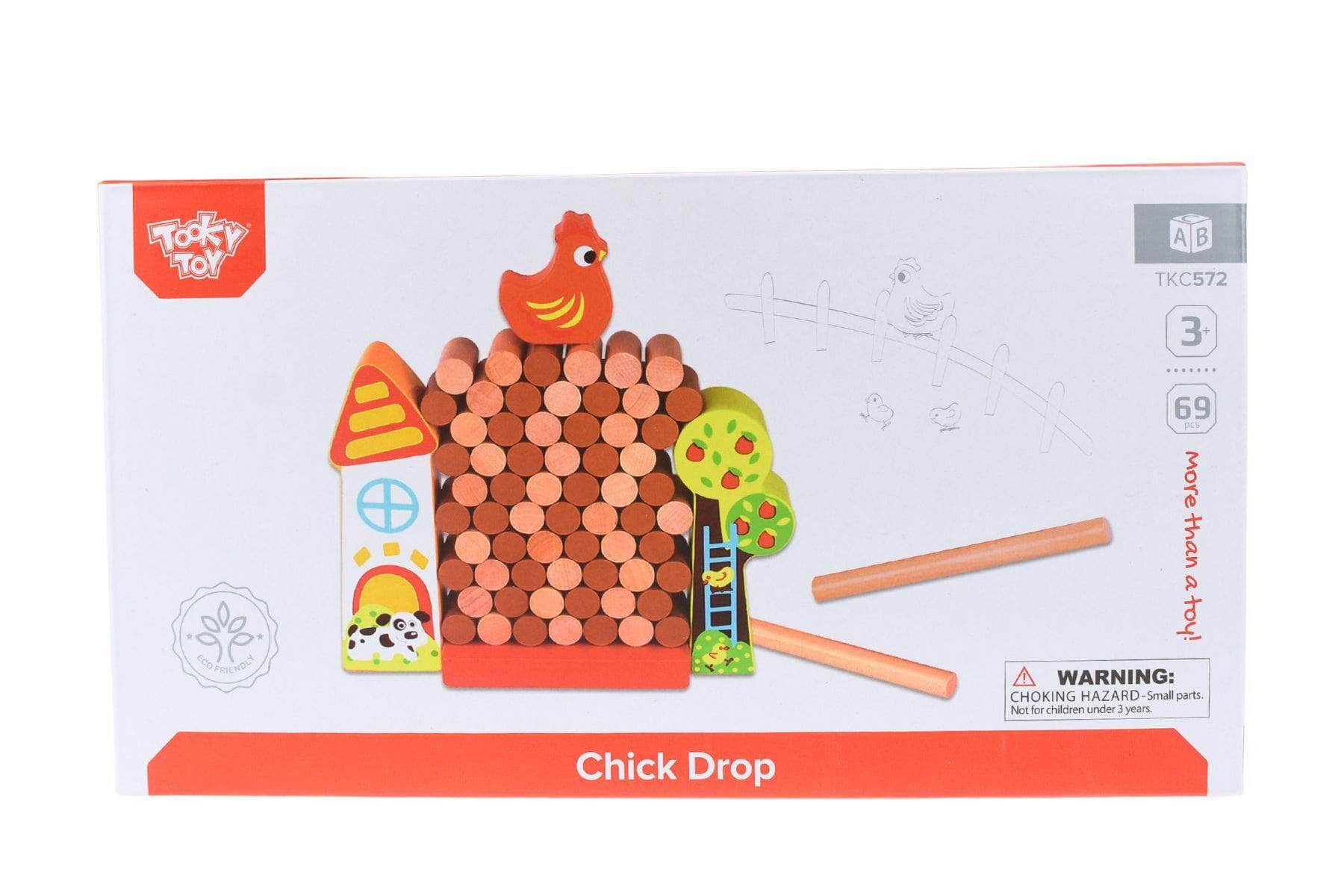 Chicken Drop Block Game