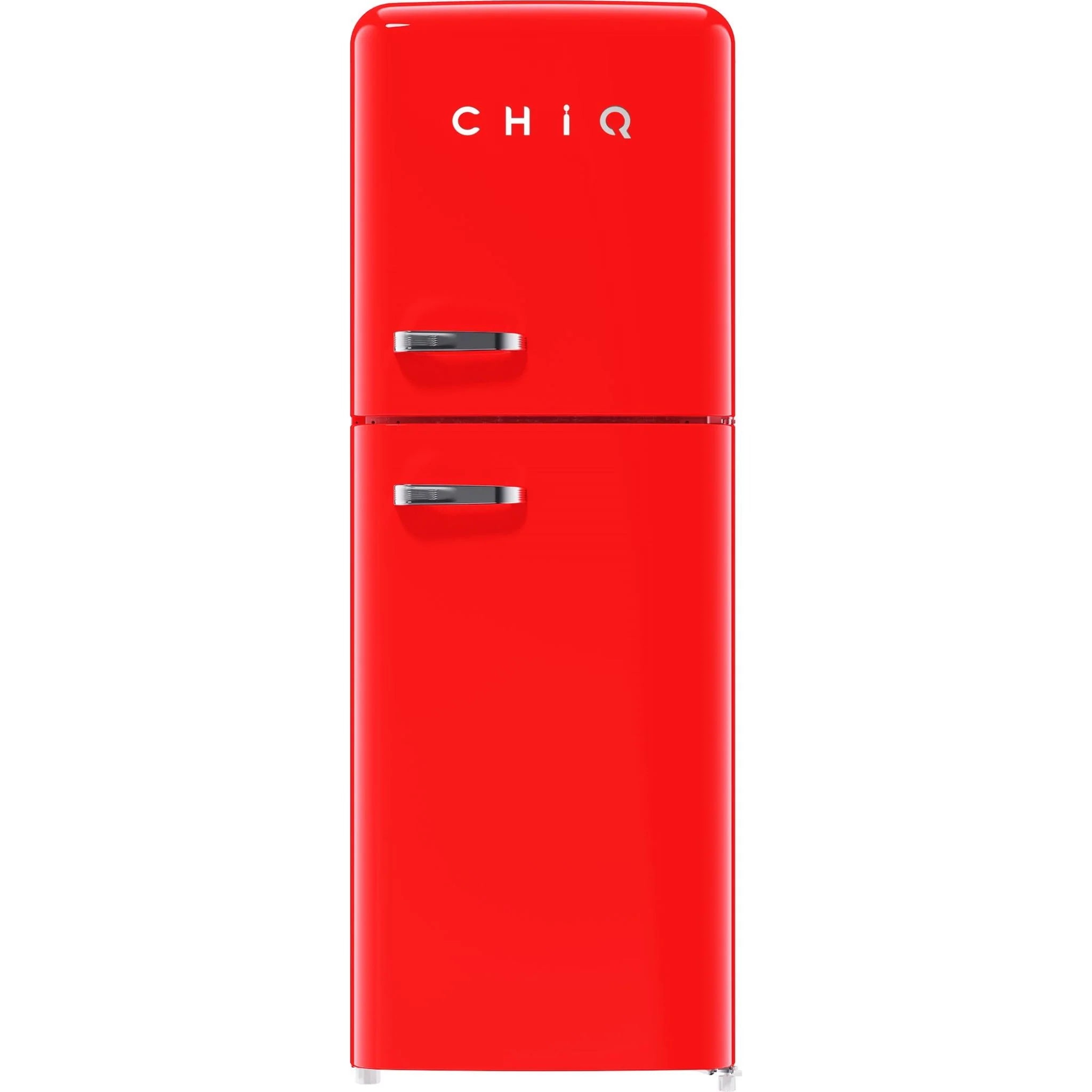 CHiQ 202L Retro Top Mount Fridge (Red) on Afterpay ZipPay LayBuy