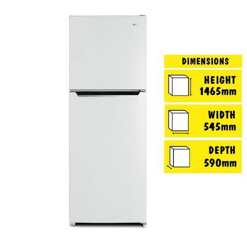 CHiQ 202L Top Mount Fridge (White)