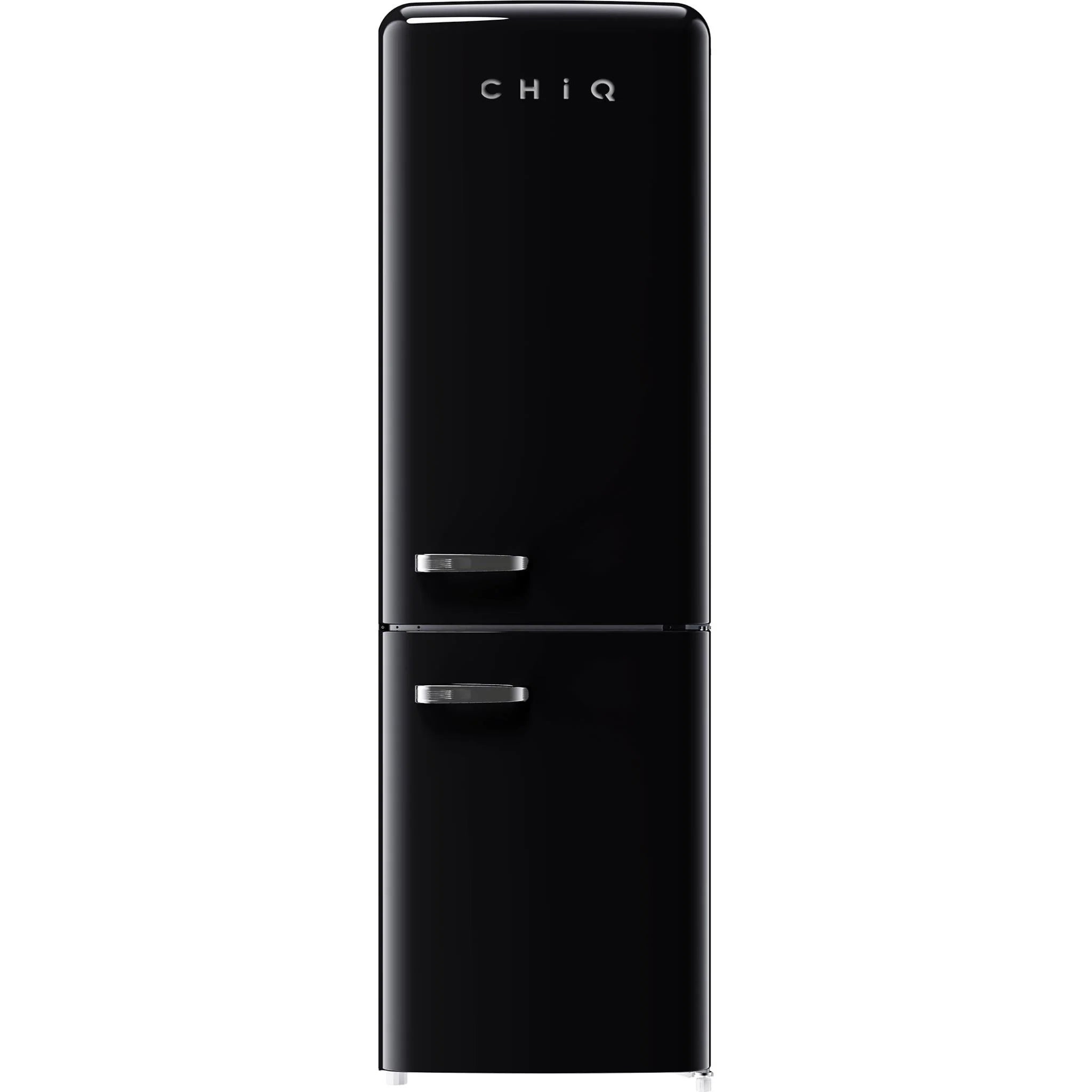 CHiQ 231L Retro Bottom Mount Fridge (Black) Simple deals