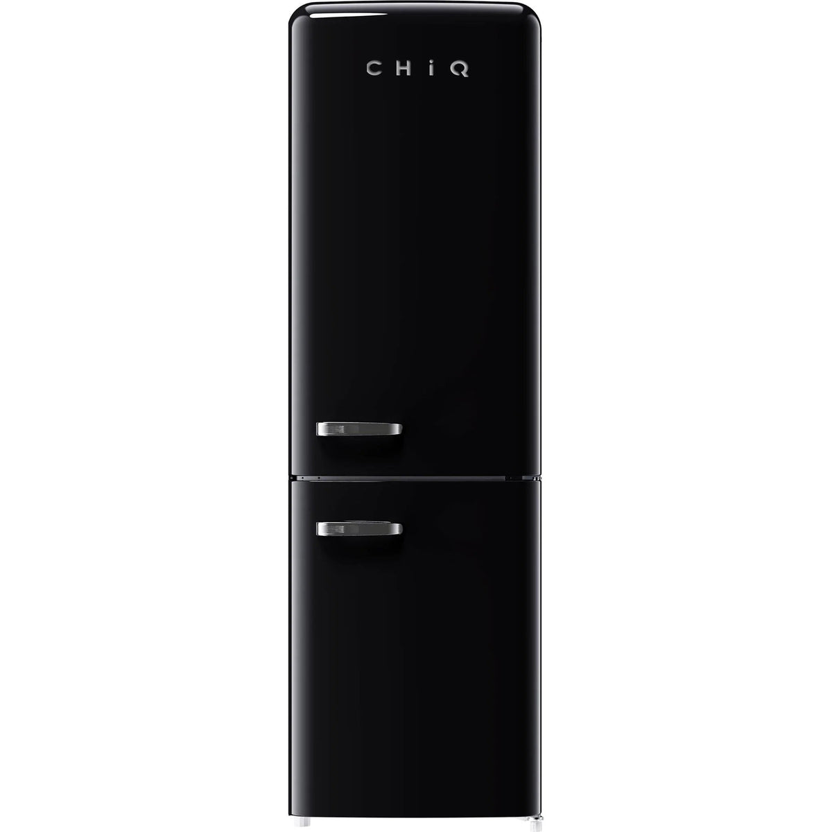 CHiQ 231L Retro Bottom Mount Fridge (Black) Simple deals