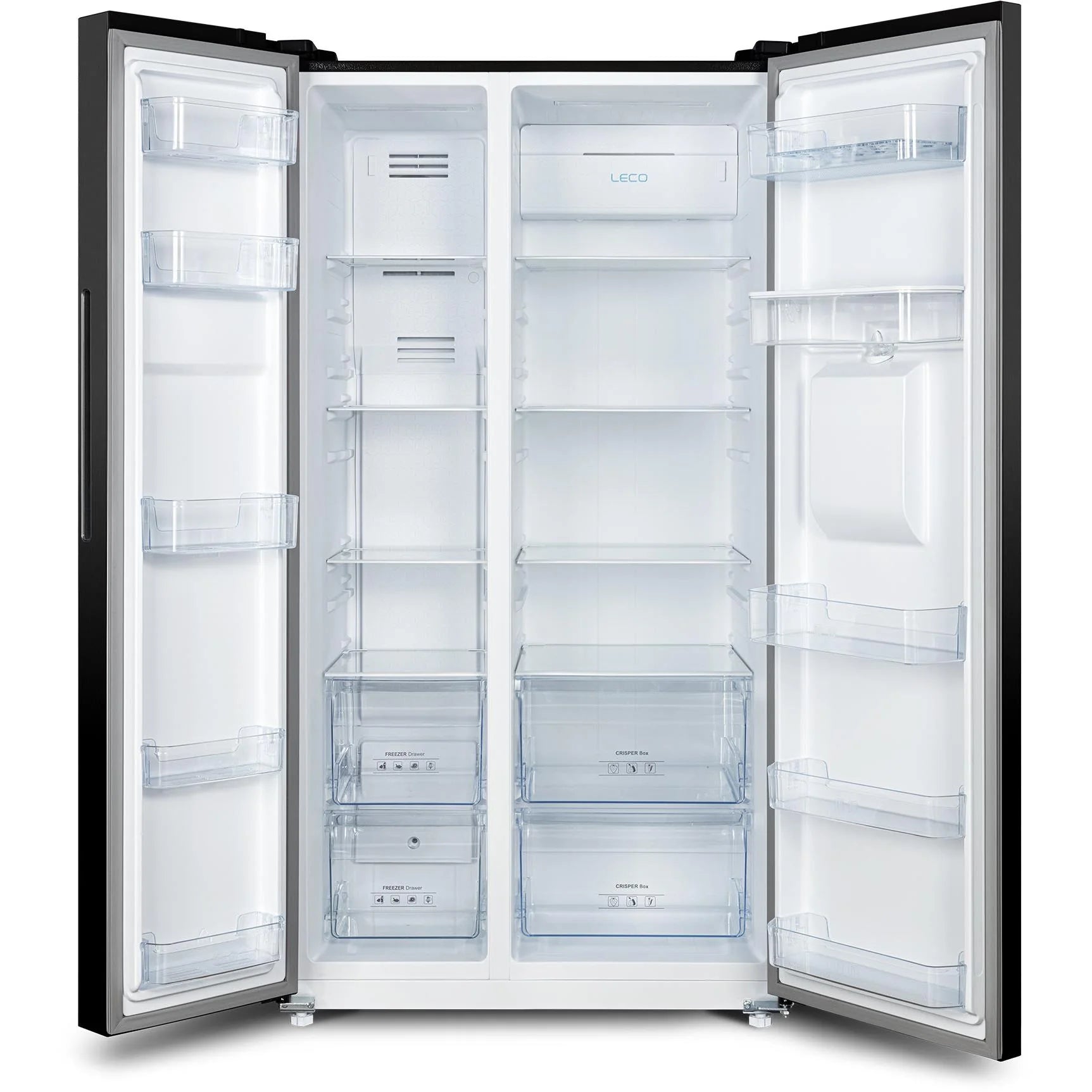 CHiQ 559L Side-By-Side Fridge (Black)
