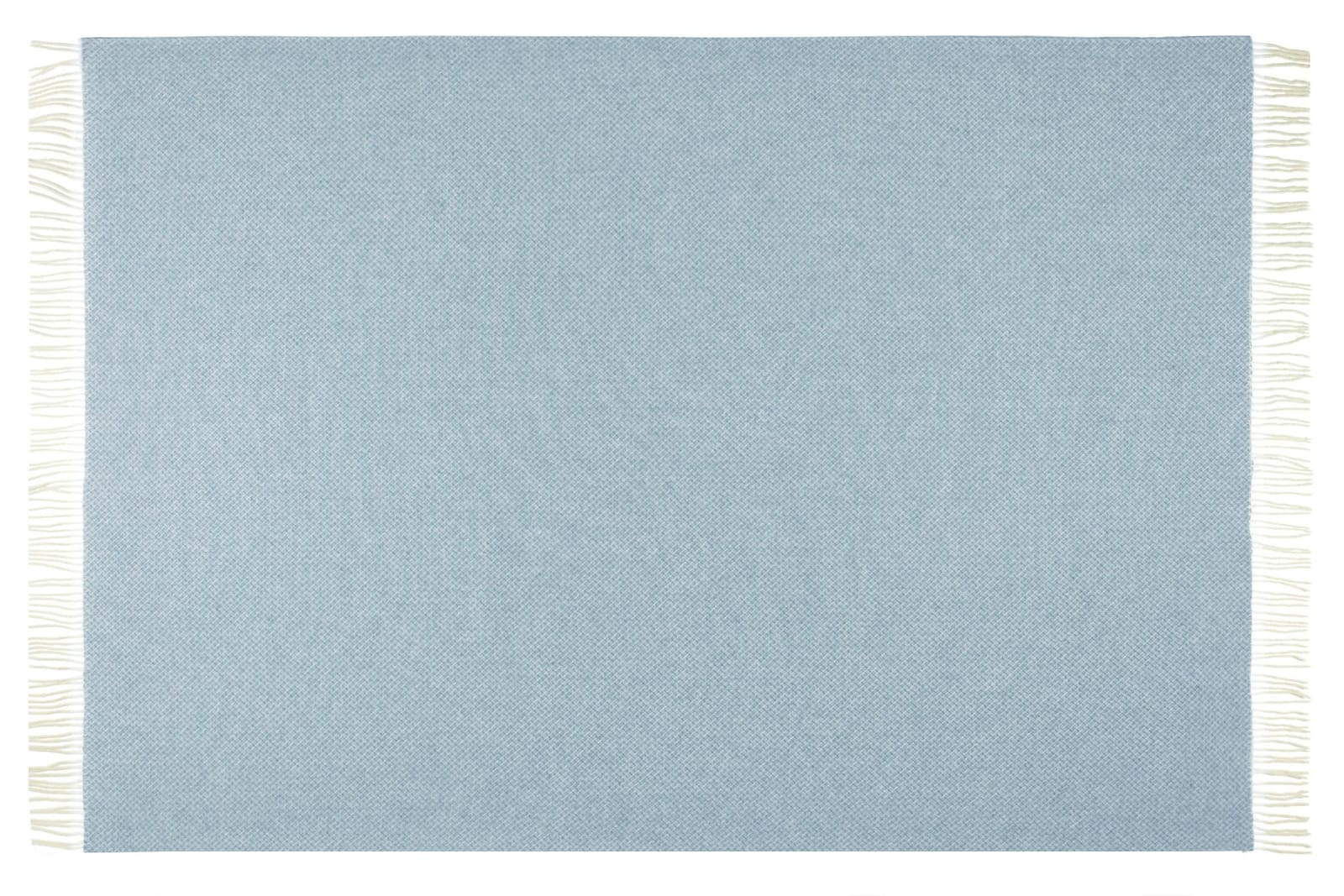 Chiswick Throw - Merino Wool/Cashmere - Blue | Blue colour