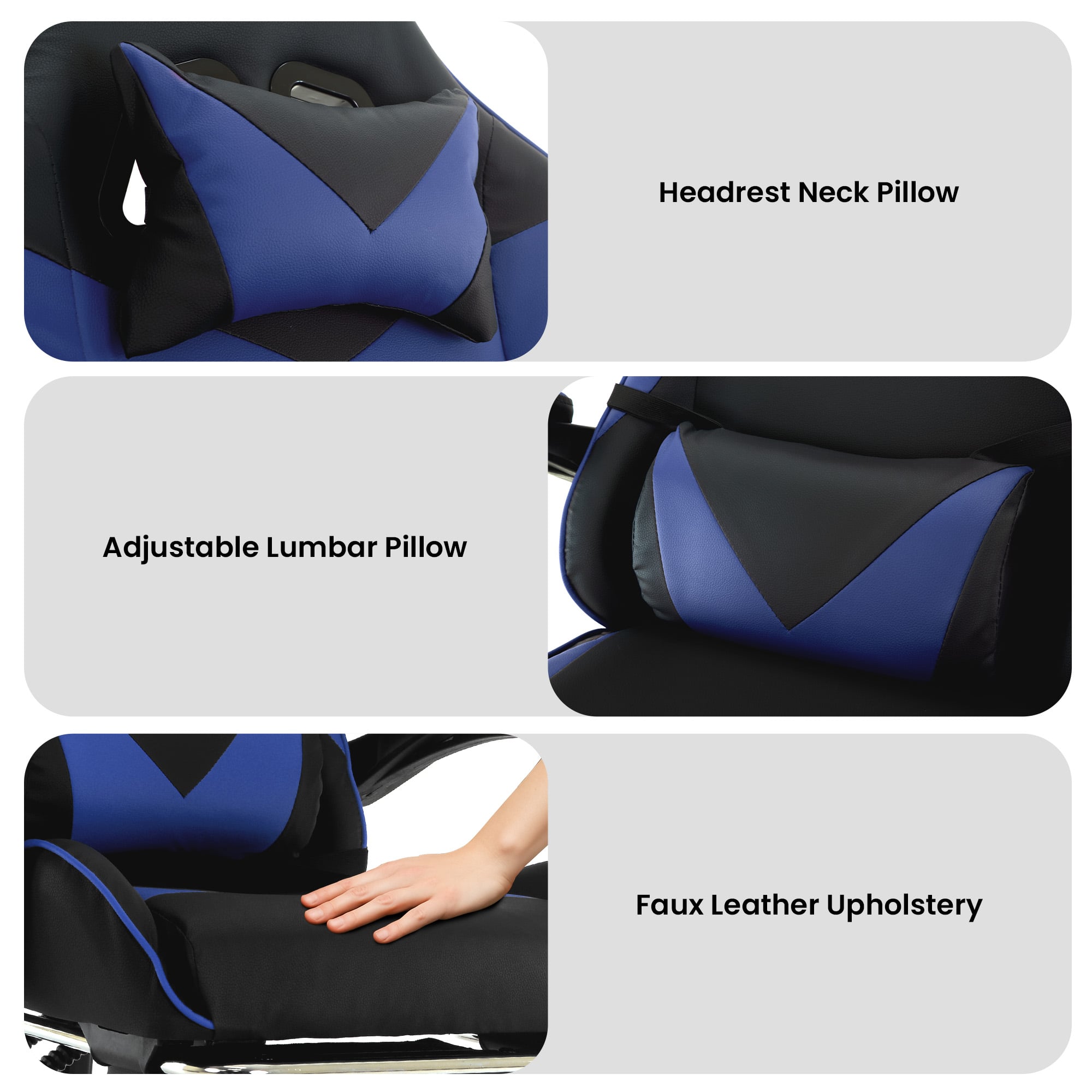 Reclining Office Chair High Back 62x56x109119cm