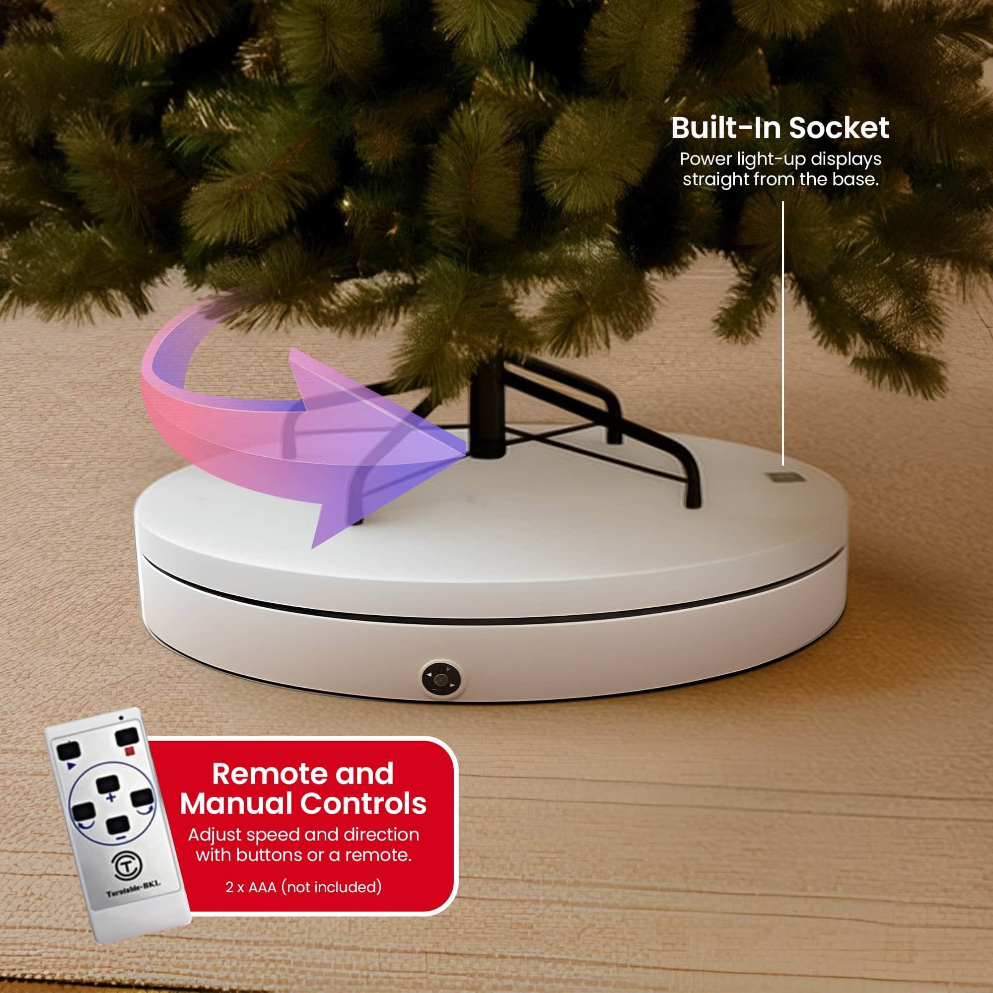 Christabelle 60cm 100kg Electric Rotating Display Turntable