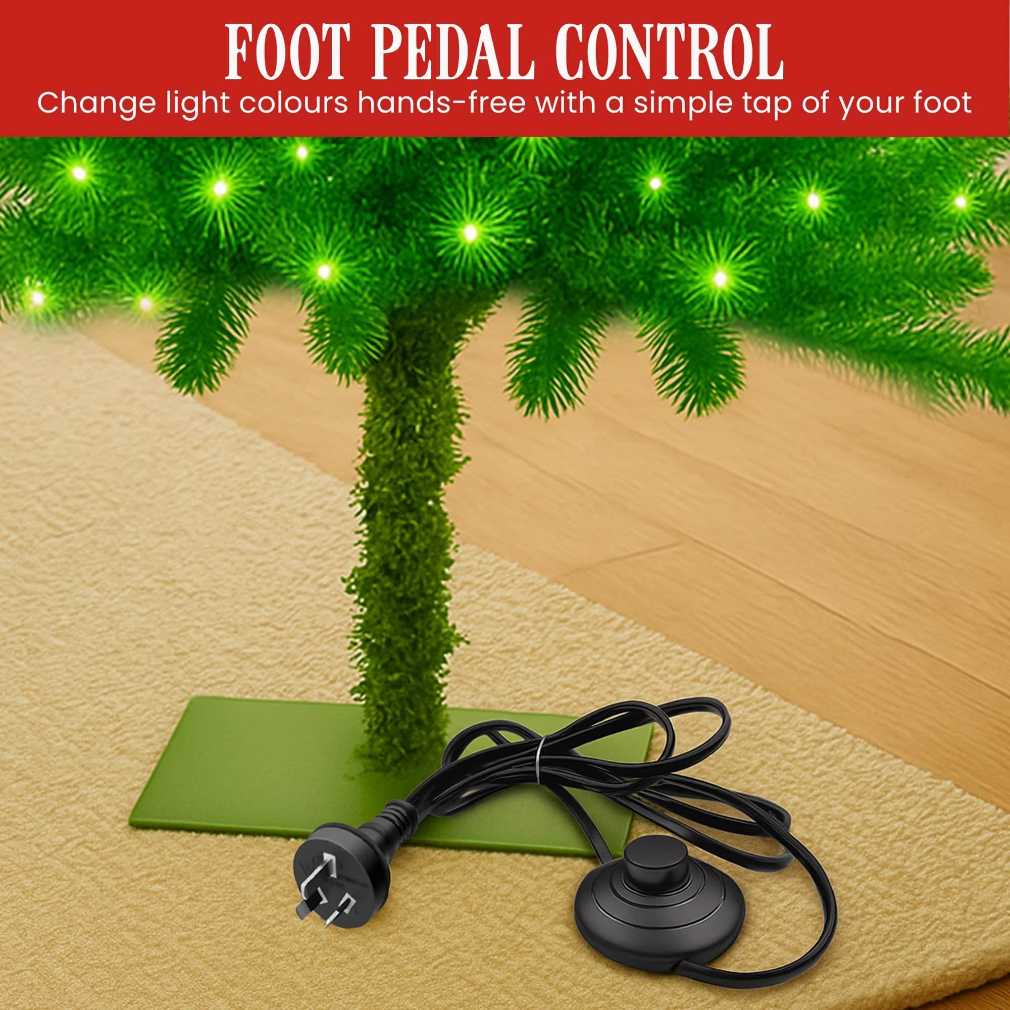 Christabelle 7.5ft Christmas Gremlin Tree with LED Lights