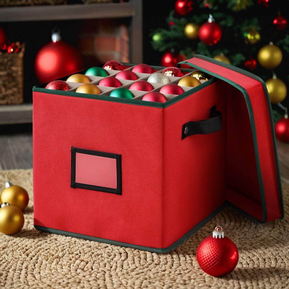 Christmas Baubles Storage Box with 64 Dividers