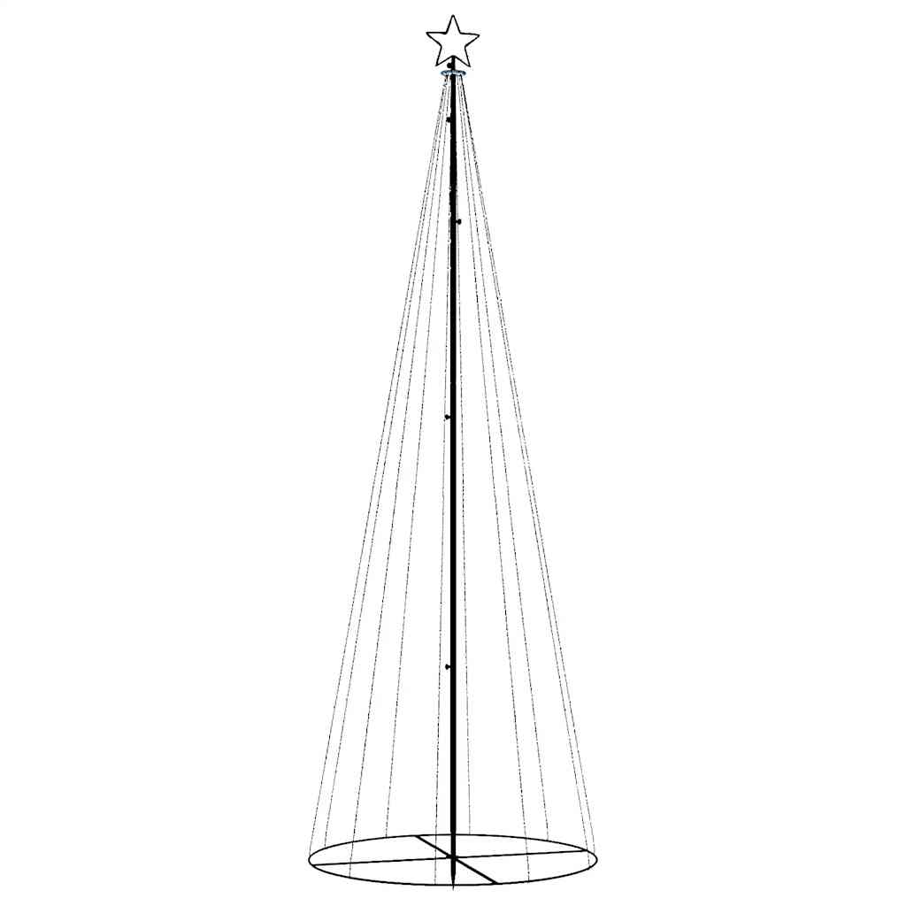 Christmas Cone Tree Cold White 310 LEDs