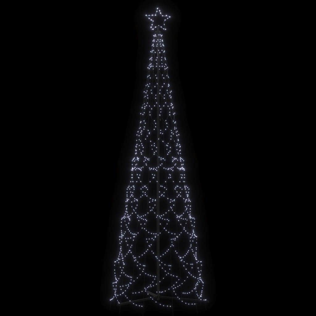 Christmas Cone Tree Cold White 500 LEDs