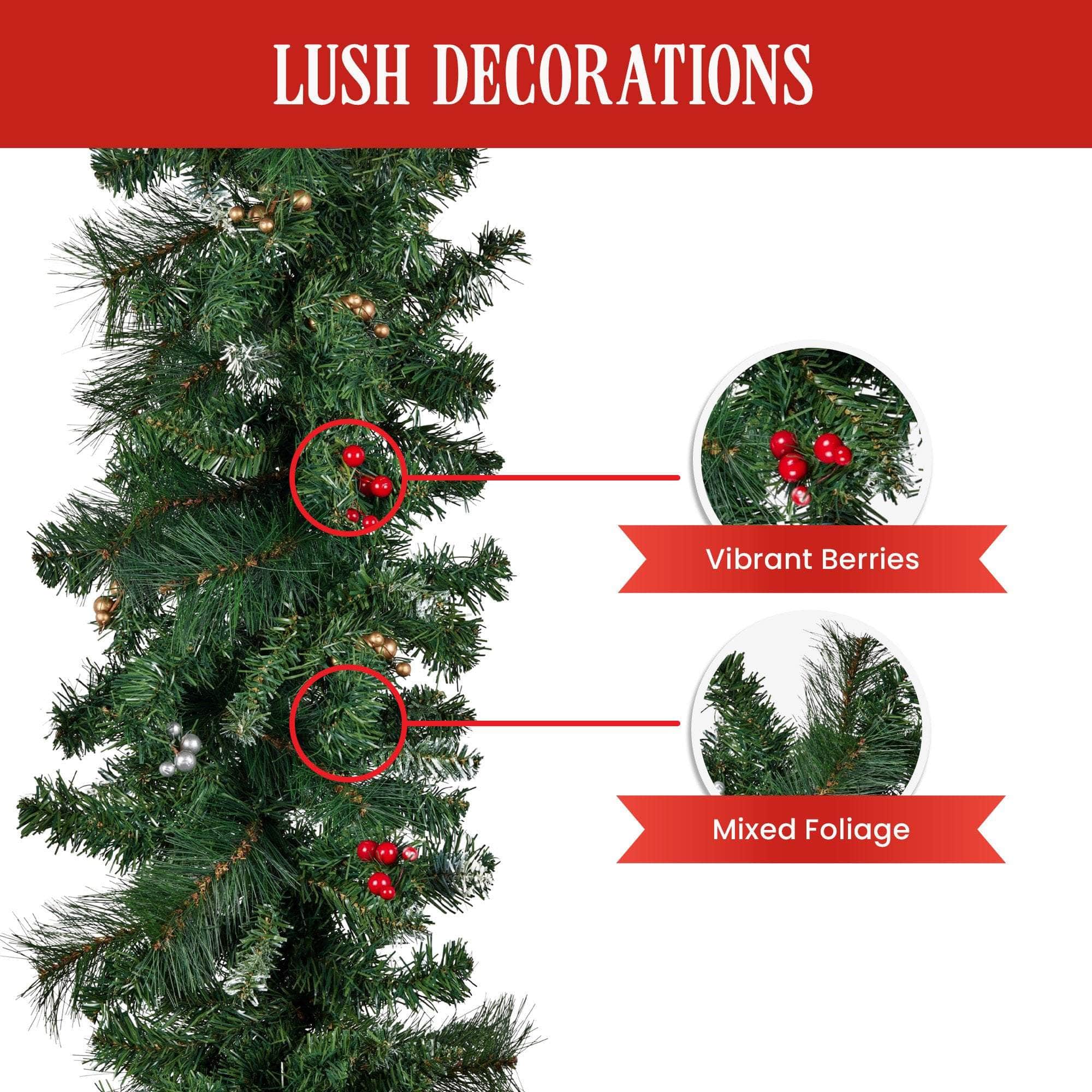 Christmas Garland Berries