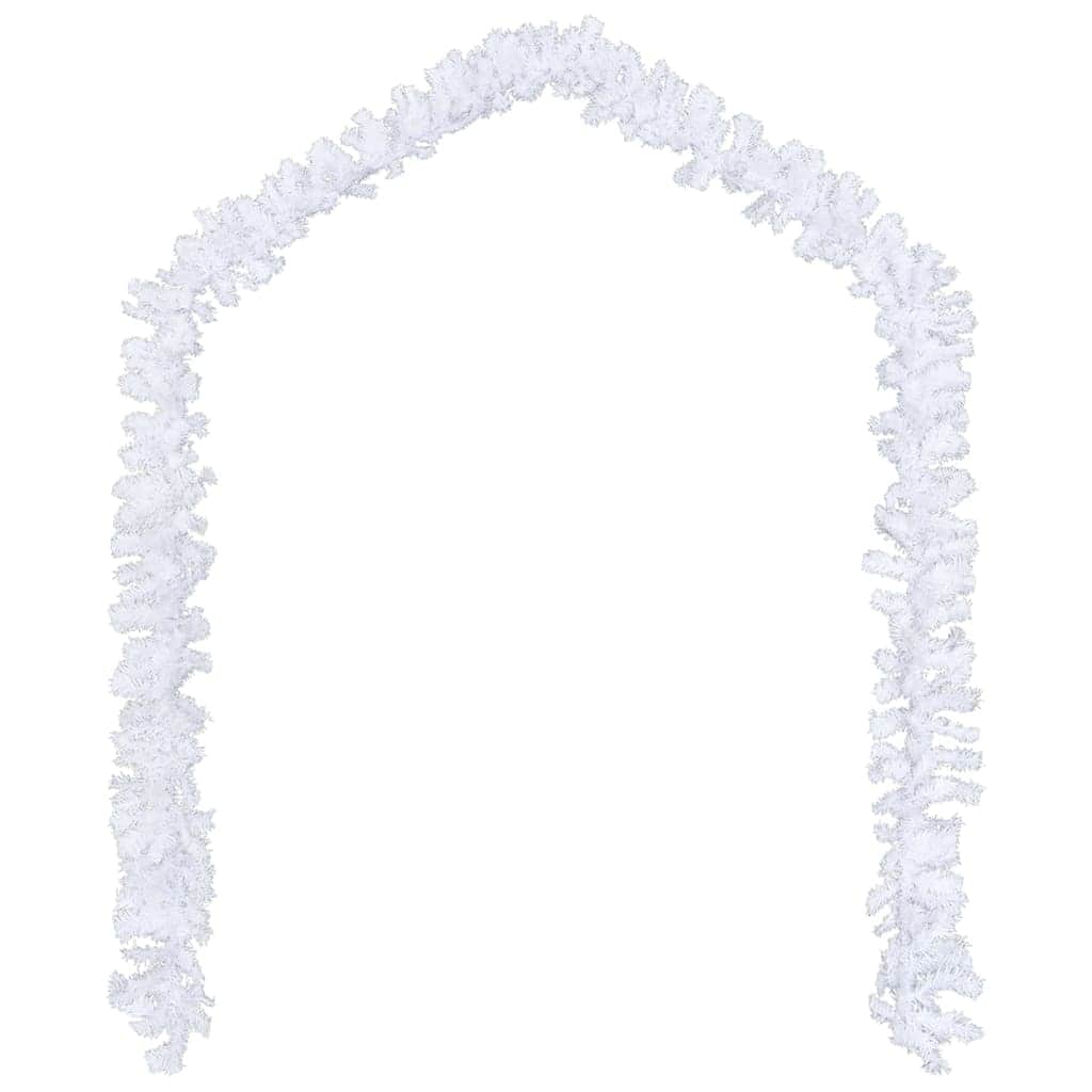 Christmas Garlands 4 pcs White 270 cm PVC