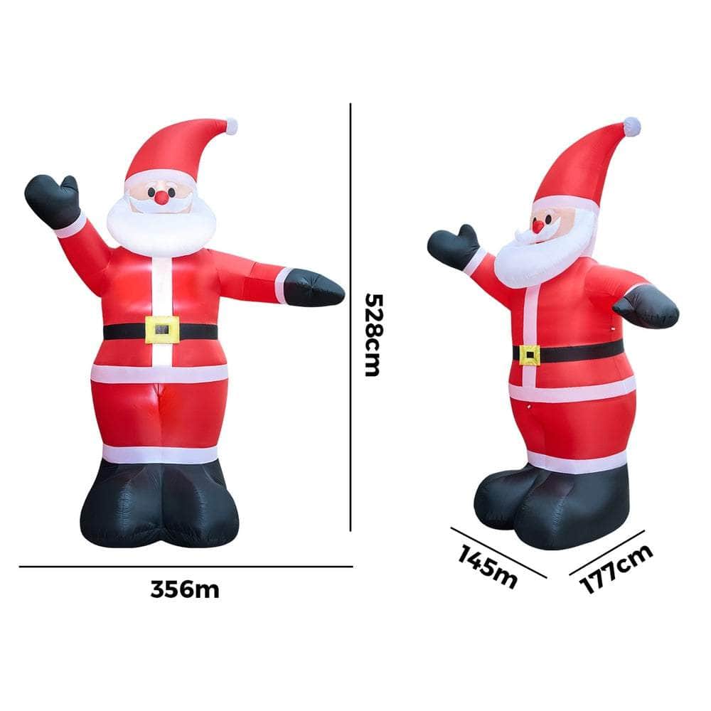 Christmas Inflatable 5M Santa Claus with LED Light