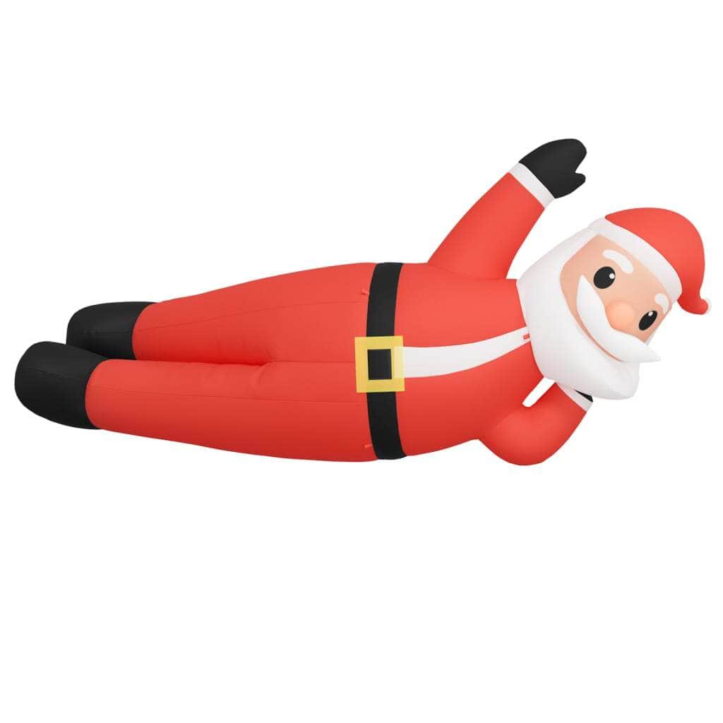 Christmas Inflatable Lying Santa LED