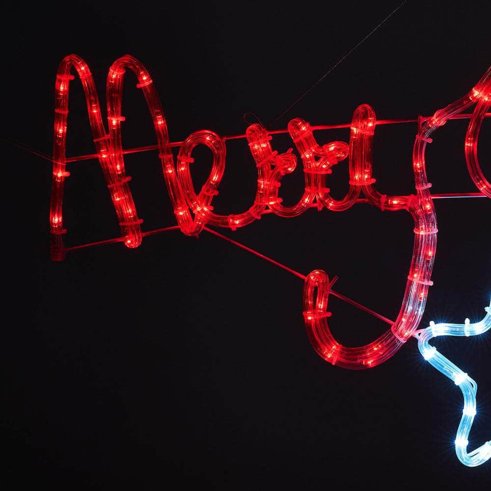 Christmas LED Rope Light Motif 109cm Holiday Decoration Indoor Outdoor Lights