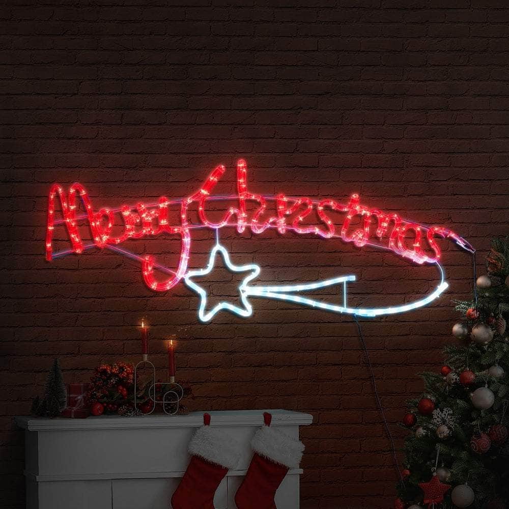 Christmas LED Rope Light Motif 109cm Holiday Decoration Indoor Outdoor Lights