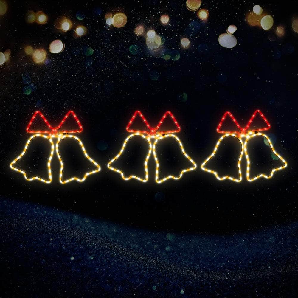 Christmas Light 3PCS Jingle Bell Set LED Motif Lights
