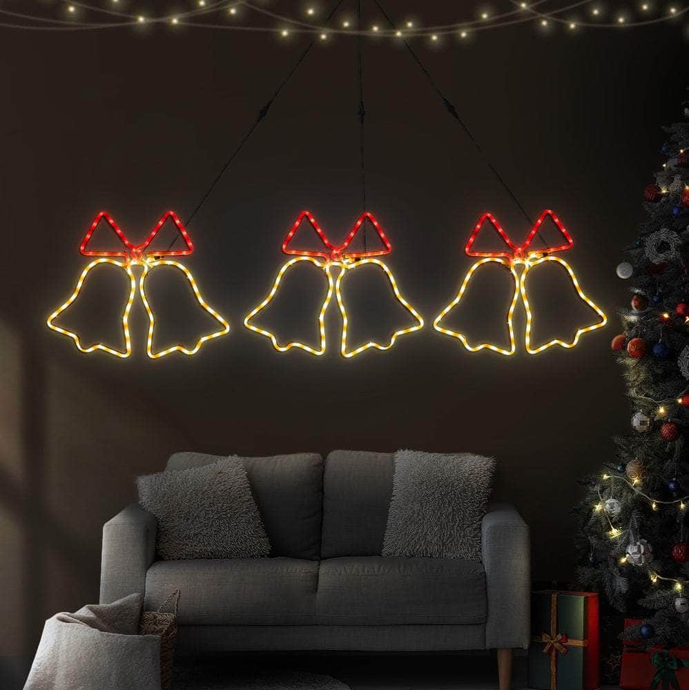 Christmas Light 3PCS Jingle Bell Set LED Motif Lights