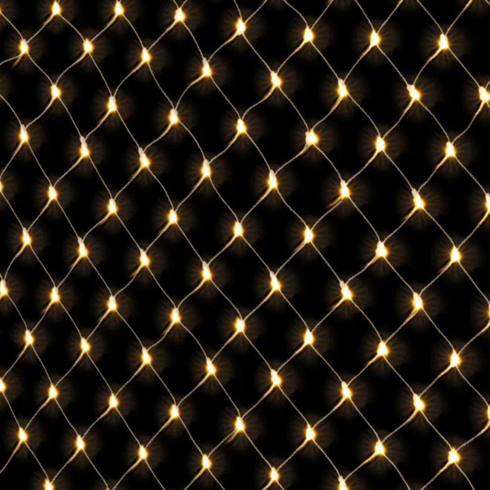 Christmas Lights 3Mx2M Net String Light Decorations Warm 504 LED