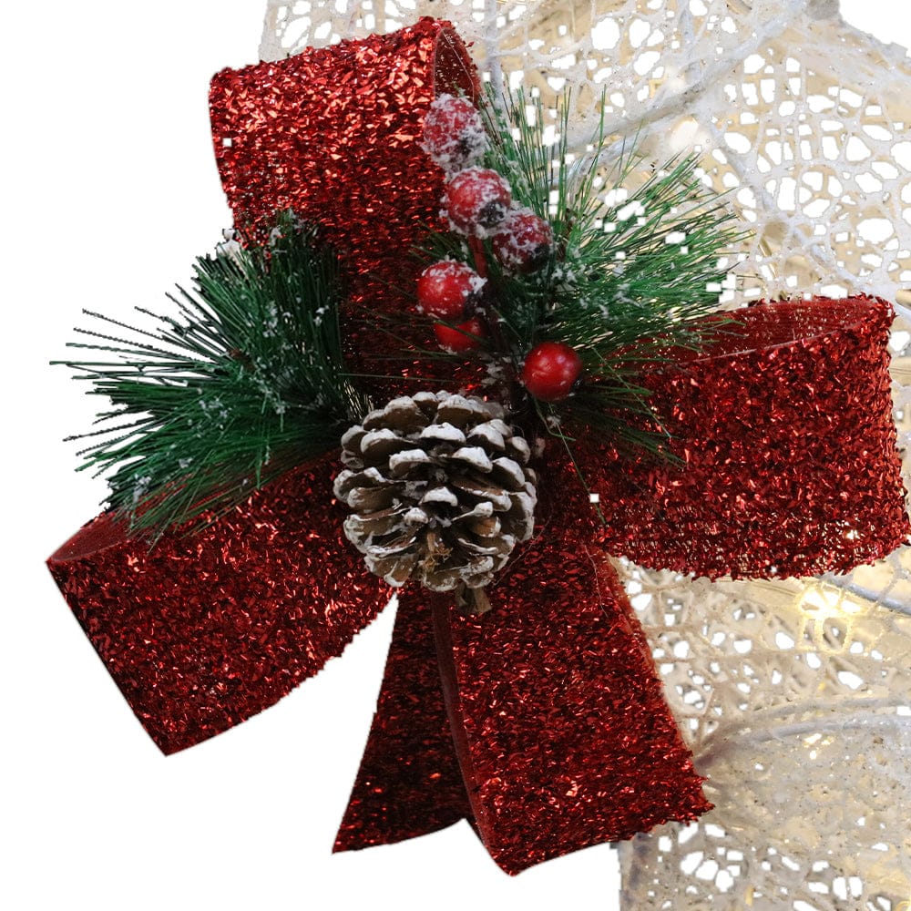 Christmas Lights 215 LEDs Fairy Light Reindeer Sleigh Decorations with Motif Led Rope Xmas