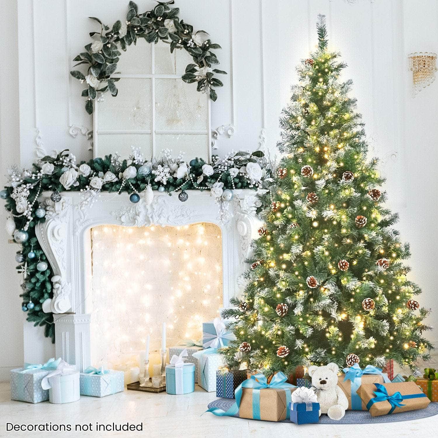 Christmas Radiance Christabelle 2.1m Pre Lit LED Christmas Tree with Pine Cones