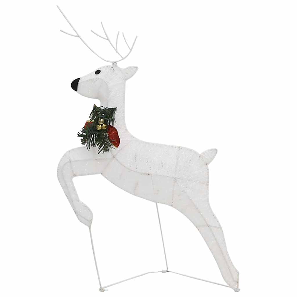 Christmas Reindeers 2 pcs White