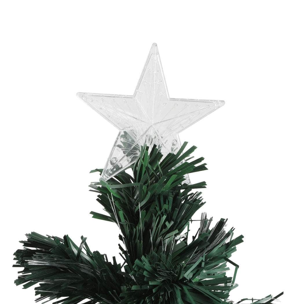 Christmas Tree 1.5M 5Ft Xmas Decorations Fibre Optic Multicolour Lights